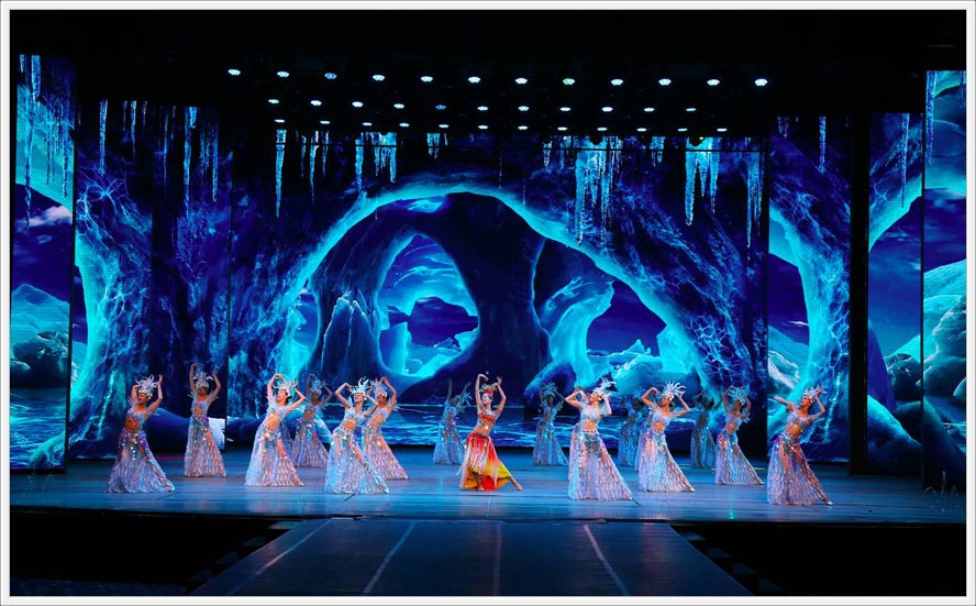 珠海海泉灣大型晚會《浪漫珠?！?旅游實景演出 數(shù)虎圖像